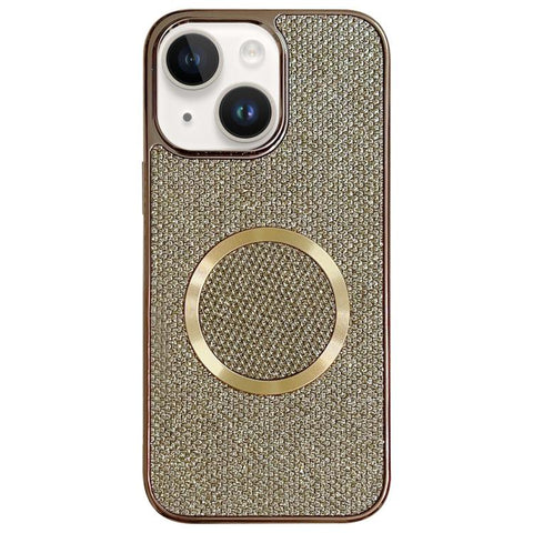 Electroplating PC Glitter Grain MagSafe Phone Case, For iPhone 15 Plus, For iPhone 15, For iPhone 14 Plus, For iPhone 14, For iPhone 14 Pro, For iPhone 14 Pro Max, For iPhone 13 Pro Max, For iPhone 13 Pro