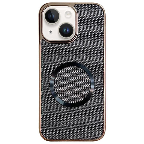 Electroplating PC Glitter Grain MagSafe Phone Case, For iPhone 15 Plus, For iPhone 15, For iPhone 14 Plus, For iPhone 14, For iPhone 14 Pro, For iPhone 14 Pro Max, For iPhone 13 Pro Max, For iPhone 13 Pro