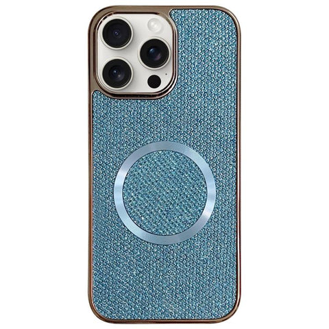 Electroplating PC Glitter Grain MagSafe Phone Case, For iPhone 15 Plus, For iPhone 15, For iPhone 14 Plus, For iPhone 14, For iPhone 14 Pro, For iPhone 14 Pro Max, For iPhone 13 Pro Max, For iPhone 13 Pro