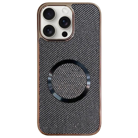 Electroplating PC Glitter Grain MagSafe Phone Case, For iPhone 15 Plus, For iPhone 15, For iPhone 14 Plus, For iPhone 14, For iPhone 14 Pro, For iPhone 14 Pro Max, For iPhone 13 Pro Max, For iPhone 13 Pro