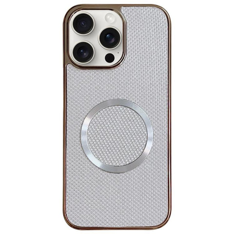 Electroplating PC Glitter Grain MagSafe Phone Case, For iPhone 15 Plus, For iPhone 15, For iPhone 14 Plus, For iPhone 14, For iPhone 14 Pro, For iPhone 14 Pro Max, For iPhone 13 Pro Max, For iPhone 13 Pro