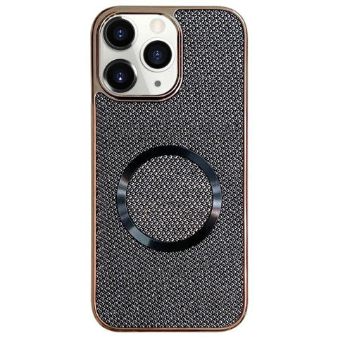 Electroplating PC Glitter Grain MagSafe Phone Case, For iPhone 13, For iPhone 12, For iPhone 12 Pro Max, For iPhone 12 Pro, For iPhone 11 Pro Max, For iPhone 11, For iPhone 11 Pro
