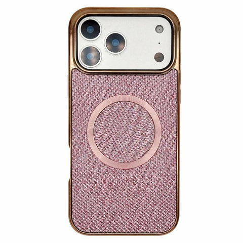 Electroplating PC Glitter Grain MagSafe Phone Case, For iPhone 18 Pro / 17 Pro, For iPhone 18 Pro Max/17 Pro Max, For iPhone 16 Pro Max, For iPhone 16 Pro, For iPhone 16 Plus, For iPhone 16, For iPhone 15 Pro Max, For iPhone 15 Pro