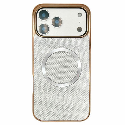 Electroplating PC Glitter Grain MagSafe Phone Case, For iPhone 18 Pro / 17 Pro, For iPhone 18 Pro Max/17 Pro Max, For iPhone 16 Pro Max, For iPhone 16 Pro, For iPhone 16 Plus, For iPhone 16, For iPhone 15 Pro Max, For iPhone 15 Pro