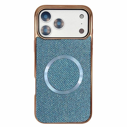Electroplating PC Glitter Grain MagSafe Phone Case, For iPhone 18 Pro / 17 Pro, For iPhone 18 Pro Max/17 Pro Max, For iPhone 16 Pro Max, For iPhone 16 Pro, For iPhone 16 Plus, For iPhone 16, For iPhone 15 Pro Max, For iPhone 15 Pro