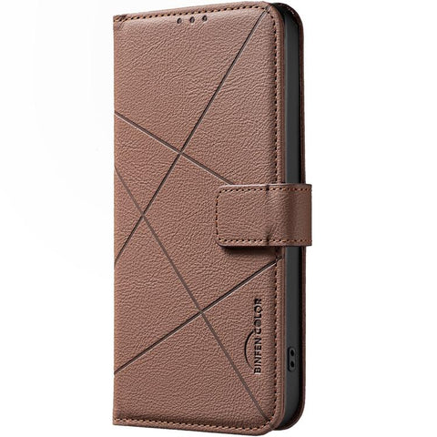 Geometric Pattern RFID Leather Phone Case, For Samsung Galaxy S22 5G, For Samsung Galaxy S21 FE 5G, For Samsung Galaxy S21 5G, For Samsung Galaxy S21+ 5G, For Samsung Galaxy S21 Ultra 5G