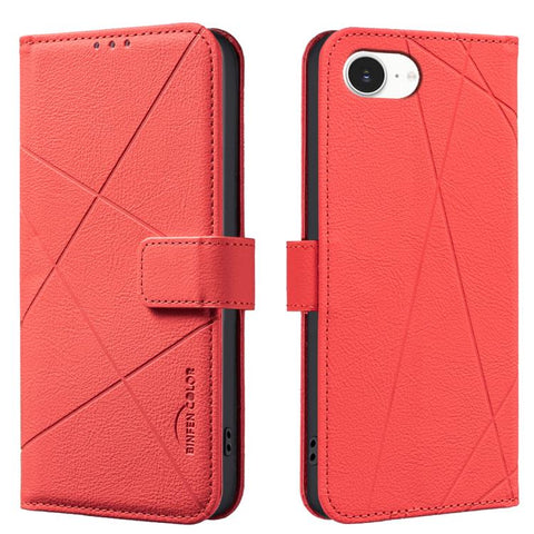 Geometric Pattern RFID Leather Phone Case, For iPhone 18 Pro/17 Pro, For iPhone 18 Pro Max/17 Pro Max, For iPhone 16e / 17e, For iPhone 17, For iPhone Air, For iPhone 16 Pro Max, For iPhone 16 Pro, For iPhone 16 Plus