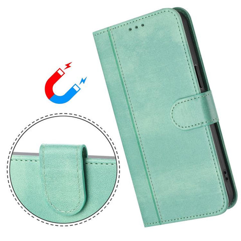 Line Splicing Buckle Retro Leather Phone Case, For Samsung Galaxy Note10, For Samsung Galaxy Note10+