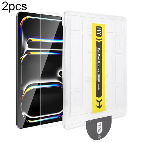 2pcs Dust-Free Easy Install HD Tempered Glass Film, For iPad 2026 / 2025 / 2022, For iPad Air 13 2026 / 2025 / 2024, For iPad Air 11 2026 / 2025 / 2024, For iPad Pro 11 2025 / 2024, For iPad Air 10.9 / iPad Pro 11, For iPad 10.2 2021 / 2020            ...