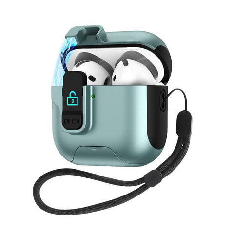 Automatic Pop-up Cover Holder Earphone Case with Switch Lock, For AirPods Pro, For AirPods 2 / 1