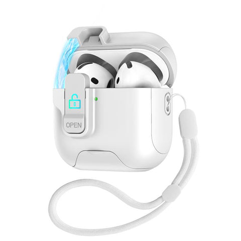 Automatic Pop-up Cover Holder Earphone Case with Switch Lock, For AirPods Pro, For AirPods 2 / 1