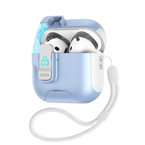 Automatic Pop-up Cover Holder Earphone Case with Switch Lock, For AirPods 5 / 4, For AirPods Pro 3, For AirPods Pro 2, For AirPods 3