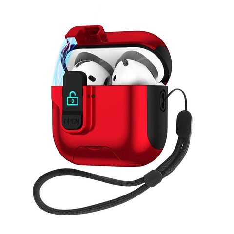 Automatic Pop-up Cover Holder Earphone Case with Switch Lock, For AirPods 5 / 4, For AirPods Pro 3, For AirPods Pro 2, For AirPods 3