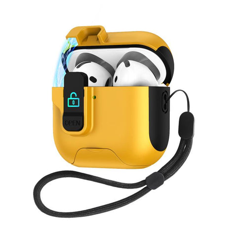 Automatic Pop-up Cover Holder Earphone Case with Switch Lock, For AirPods 5 / 4, For AirPods Pro 3, For AirPods Pro 2, For AirPods 3
