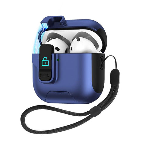 Automatic Pop-up Cover Holder Earphone Case with Switch Lock, For AirPods 5 / 4, For AirPods Pro 3, For AirPods Pro 2, For AirPods 3