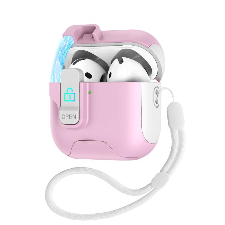 Automatic Pop-up Cover Holder Earphone Case with Switch Lock, For AirPods 5 / 4, For AirPods Pro 3, For AirPods Pro 2, For AirPods 3