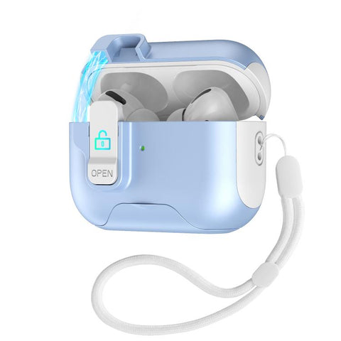 Automatic Pop-up Cover Holder Earphone Case with Switch Lock, For AirPods Pro, For AirPods 2 / 1