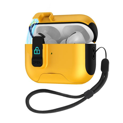 Automatic Pop-up Cover Holder Earphone Case with Switch Lock, For AirPods Pro, For AirPods 2 / 1
