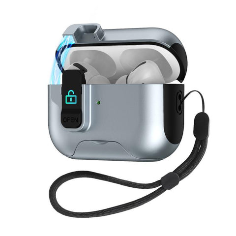 Automatic Pop-up Cover Holder Earphone Case with Switch Lock, For AirPods Pro, For AirPods 2 / 1