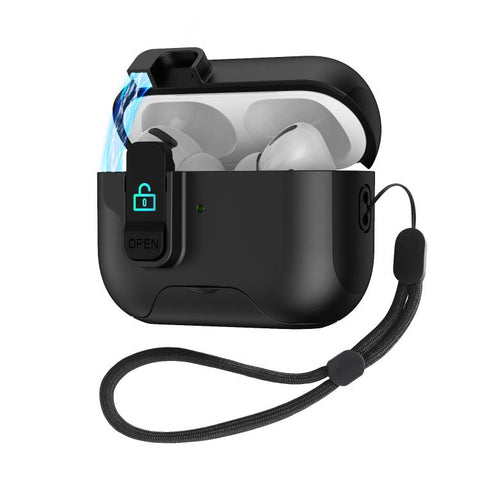 Automatic Pop-up Cover Holder Earphone Case with Switch Lock, For AirPods 5 / 4, For AirPods Pro 3, For AirPods Pro 2, For AirPods 3