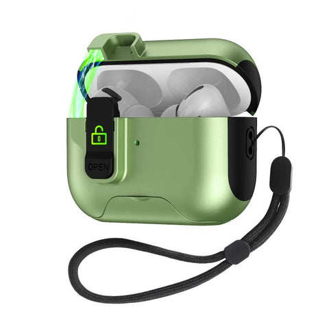 Automatic Pop-up Cover Holder Earphone Case with Switch Lock, For AirPods 5 / 4, For AirPods Pro 3, For AirPods Pro 2, For AirPods 3