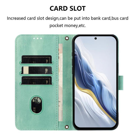 Line Splicing Buckle Retro Leather Phone Case, For Samsung Galaxy M56 5G, For Samsung Galaxy M16 5G / F16 5G, For Samsung Galaxy M06 5G / F06 5G, For Samsung Galaxy M35 5G, For Samsung Galaxy M55 5G / C55 5G, For Samsung Galaxy M15 5G / F15 5G