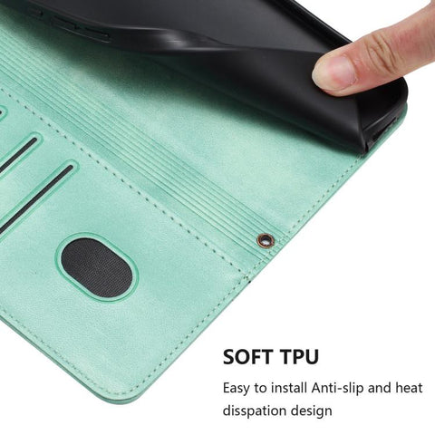 Line Splicing Buckle Retro Leather Phone Case, For Galaxy A03s 164mm, For Galaxy A03s 165.8mm, For Galaxy A03s 166mm, For Galaxy A42 5G / M42, For Galaxy A32 4G, For Galaxy A02 / M02