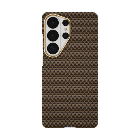 Metal Frame Nanofiber MagSafe Magnetic Phone Case, For Samsung Galaxy S26 Ultra 5G, For Samsung Galaxy S25 Ultra 5G