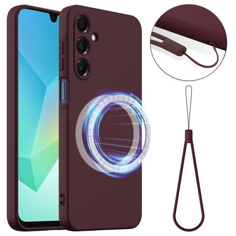 Shockproof Silicone Magsafe Phone Case, For Galaxy A27 5G / M47 / F70 Pro, For Galaxy A17 / F17 / M17 / A18, For Samsung Galaxy A57 5G, For Samsung Galaxy A37 5G, For Samsung Galaxy A36 / A56 5G, For Samsung Galaxy A26 5G, For Samsung Galaxy A16 4G / 5...