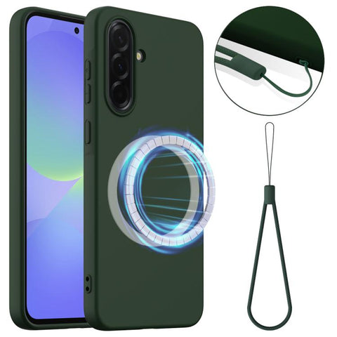 Shockproof Silicone Magsafe Phone Case, For Galaxy A27 5G / M47 / F70 Pro, For Galaxy A17 / F17 / M17 / A18, For Samsung Galaxy A57 5G, For Samsung Galaxy A37 5G, For Samsung Galaxy A36 / A56 5G, For Samsung Galaxy A26 5G, For Samsung Galaxy A16 4G / 5...