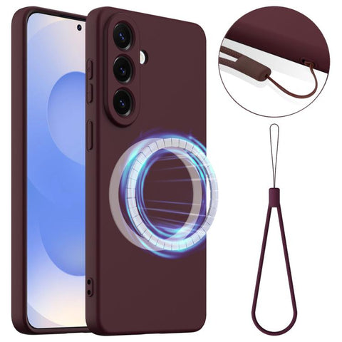 Shockproof Silicone Magsafe Phone Case, For Galaxy A27 5G / M47 / F70 Pro, For Galaxy A17 / F17 / M17 / A18, For Samsung Galaxy A57 5G, For Samsung Galaxy A37 5G, For Samsung Galaxy A36 / A56 5G, For Samsung Galaxy A26 5G, For Samsung Galaxy A16 4G / 5...