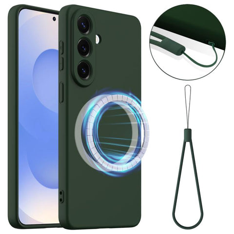 Shockproof Silicone Magsafe Phone Case, For Galaxy A27 5G / M47 / F70 Pro, For Galaxy A17 / F17 / M17 / A18, For Samsung Galaxy A57 5G, For Samsung Galaxy A37 5G, For Samsung Galaxy A36 / A56 5G, For Samsung Galaxy A26 5G, For Samsung Galaxy A16 4G / 5...