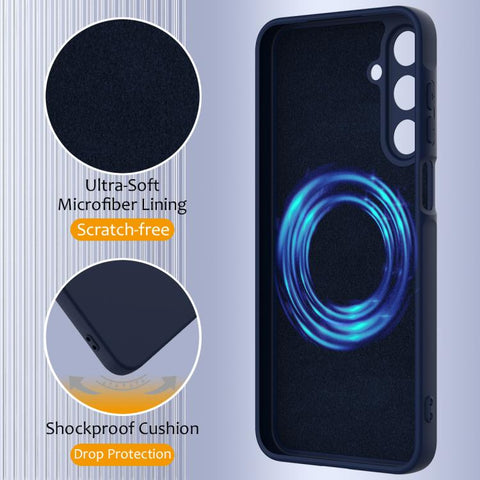 Shockproof Silicone Magsafe Phone Case, For Galaxy A27 5G / M47 / F70 Pro, For Galaxy A17 / F17 / M17 / A18, For Samsung Galaxy A57 5G, For Samsung Galaxy A37 5G, For Samsung Galaxy A36 / A56 5G, For Samsung Galaxy A26 5G, For Samsung Galaxy A16 4G / 5...
