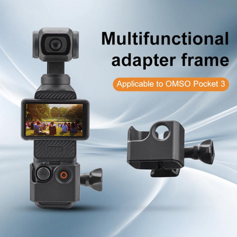 For DJI OSMO Pocket 3 BRDRC Protection Frame Adapter Base, Frame, Frame + Backpack Clip, Frame + Clip + Chest Strap, Frame + Head Strap, Frame + Chest Strap