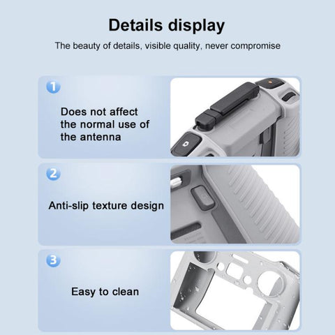 BRDRC Remote Control Shockproof Anti-scratch Silicone Case, For DJI RC 2
