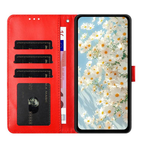 Daisy Embossed Leather Phone Case, For Samsung Galaxy A72, For Samsung Galaxy A52 5G, For Samsung Galaxy A32 5G, For Samsung Galaxy A02s EU Edition