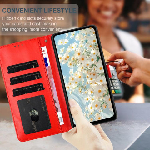 Daisy Embossed Leather Phone Case, For Samsung Galaxy A72, For Samsung Galaxy A52 5G, For Samsung Galaxy A32 5G, For Samsung Galaxy A02s EU Edition