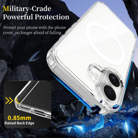 Scratchproof PC Hybrid TPU Magsafe Phone Case, For iPhone 18, For iPhone 18 Pro, For iPhone 18 Pro Max, For iPhone 17 Pro Max, For iPhone 17 Pro, For iPhone 17, For iPhone 17 Air