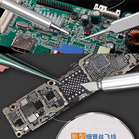 120m Circuit Board BGA Soldering Conductor Wire, Non Insulation Type 0.01mm, Non Insulation Type 0.02mm, Non Insulation Type 0.008mm