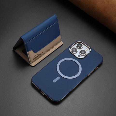 Colour Matching Horizontal Magnetic Card Bag RFID MagSafe Phone Case, For iPhone 12 Pro Max, For iPhone 11 Pro Max, For iPhone 11, For iPhone 11 Pro, For iPhone XR, For iPhone 8 Plus / 7 Plus, For iPhone 8 / 7 / 6