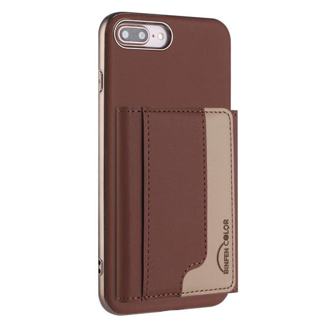 Colour Matching Horizontal Magnetic Card Bag RFID MagSafe Phone Case, For iPhone 12 Pro Max, For iPhone 11 Pro Max, For iPhone 11, For iPhone 11 Pro, For iPhone XR, For iPhone 8 Plus / 7 Plus, For iPhone 8 / 7 / 6