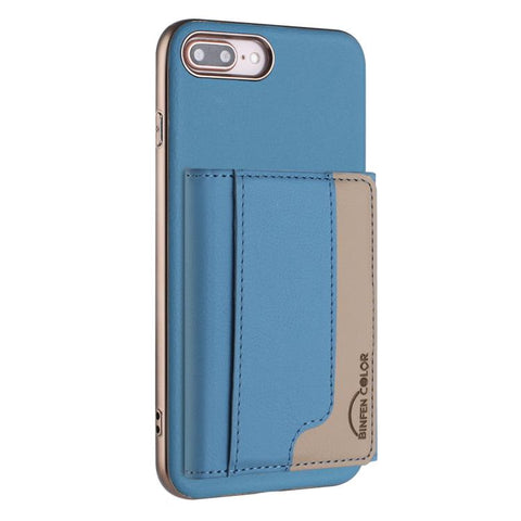 Colour Matching Horizontal Magnetic Card Bag RFID MagSafe Phone Case, For iPhone 12 Pro Max, For iPhone 11 Pro Max, For iPhone 11, For iPhone 11 Pro, For iPhone XR, For iPhone 8 Plus / 7 Plus, For iPhone 8 / 7 / 6