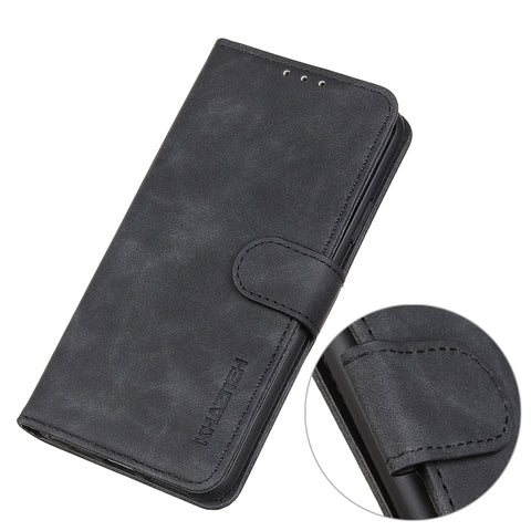 KHAZNEH Retro Texture PU + TPU Horizontal Flip Leather Case with Holder & Card Slots & Wallet, For Samsung Galaxy A42 5G