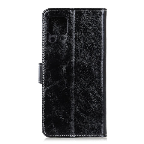 Retro Crazy Horse Texture Horizontal Flip Leather Case with Holder & Card Slots & Photo Frame & Wallet, For OPPO Realme X7 Pro, For Samsung Galaxy A42 5G