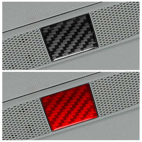 For Tesla Model 3 2019-2022 / Model Y 2019-2024 Carbon Fiber Car Emergency Light Button Decorative Sticker, For Tesla Model 3 2019-2022 / Model Y 2019-2024 Car Emergency Light Button