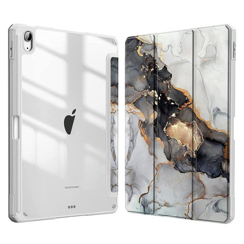 Marble Pattern Crystal Acrylic Smart Tablet Leather Case with Pen Slot, For iPad Air 13 2026 / 2025 / 2024, For iPad Air 11 2026 / 2025 / 2024, For iPad Pro 13 2025 / 2024, For iPad Pro 11 2025 / 2024, For iPad 2025 / 2022, For iPad mini 6 / mini 2024 ...