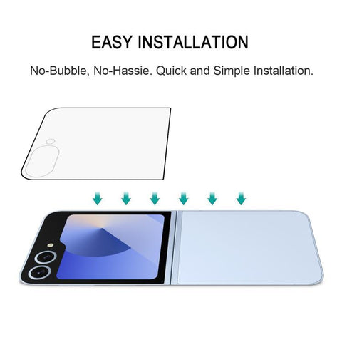 Back Screen HD Full Cover Screen Protector, For Samsung Galaxy Z Flip7 5G