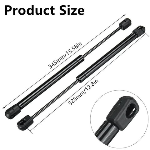 2pcs/Pack 325mm ARB Canopy Rear Window Glass Support Struts 1921VR, For Toyota Hilux Iii Vii