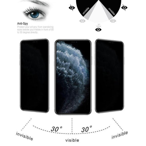 9H 3D HD Anti-glare Fine Hole Full Screen Tempered Glass Film, For iPhone 11 Pro Max / XS Max