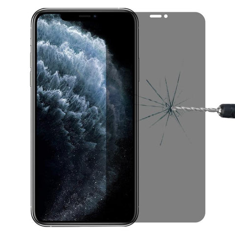 9H 3D HD Anti-glare Fine Hole Full Screen Tempered Glass Film, For iPhone 11 Pro Max / XS Max
